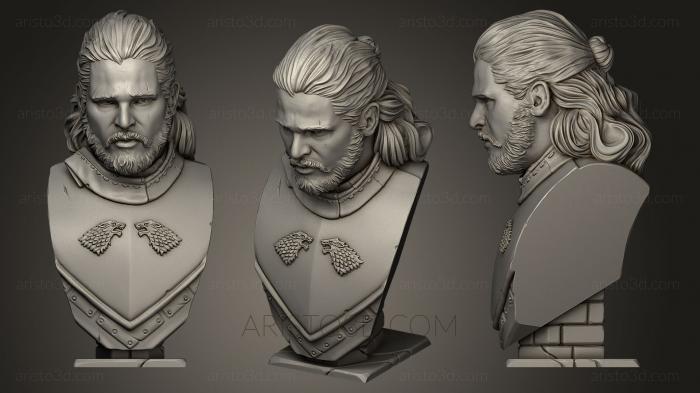 Busts and bas-reliefs of famous people (BUSTC_0315) 3D model for CNC machine